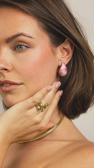 Rose Drop Earring