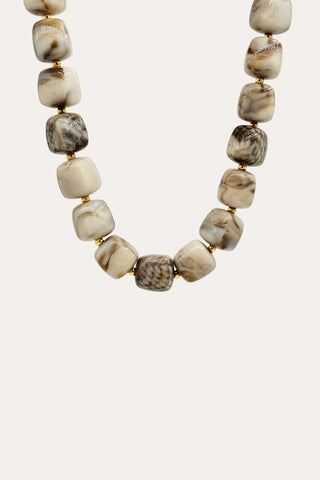 Latte Beads Necklace