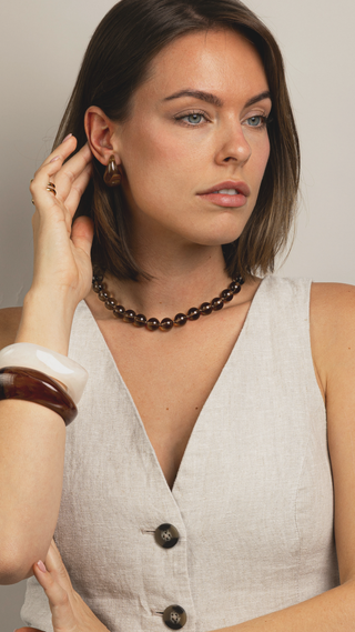 Cacao Beads Necklace