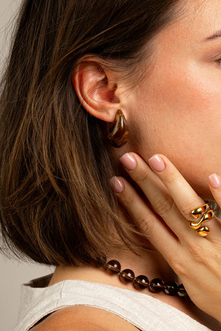 Cacao Drop Earring