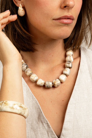 Latte Beads Necklace