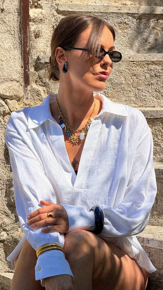 Midnight Drop Earring