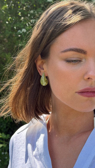 Matcha Drop Earring