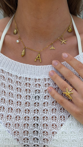 Ariel Letter Necklace